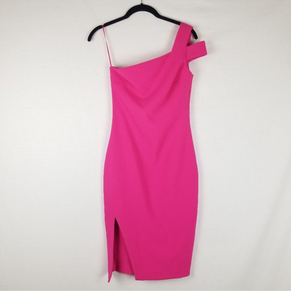 Likely One Shoulder Pink Dress - Picture 4 of 7